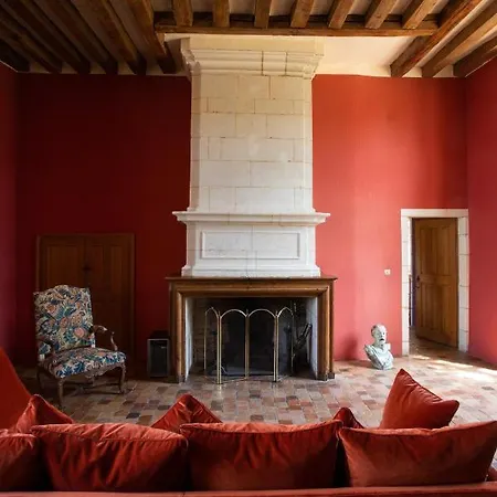 לינה וארוחת בוקר Chateau De Chappe Les Bois-d'Anjou