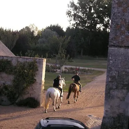 לינה וארוחת בוקר Chateau De Chappe Les Bois-d'Anjou