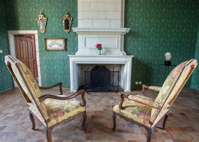 לינה וארוחת בוקר Chateau De Chappe Les Bois-d'Anjou