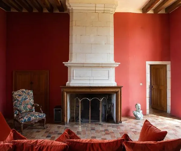 לינה וארוחת בוקר Chateau De Chappe Les Bois-d'Anjou